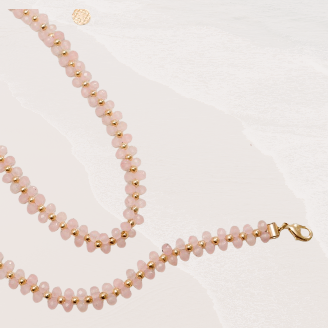 Rosa Sol Choker – Vibrant Tropical Glow