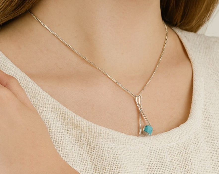 Caribe Larimar Signature Set | Dominican Ocean Stone Jewelry