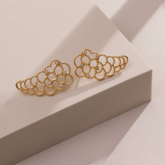 Moscato | 18K Gold Plated Ear Cuff Earrings