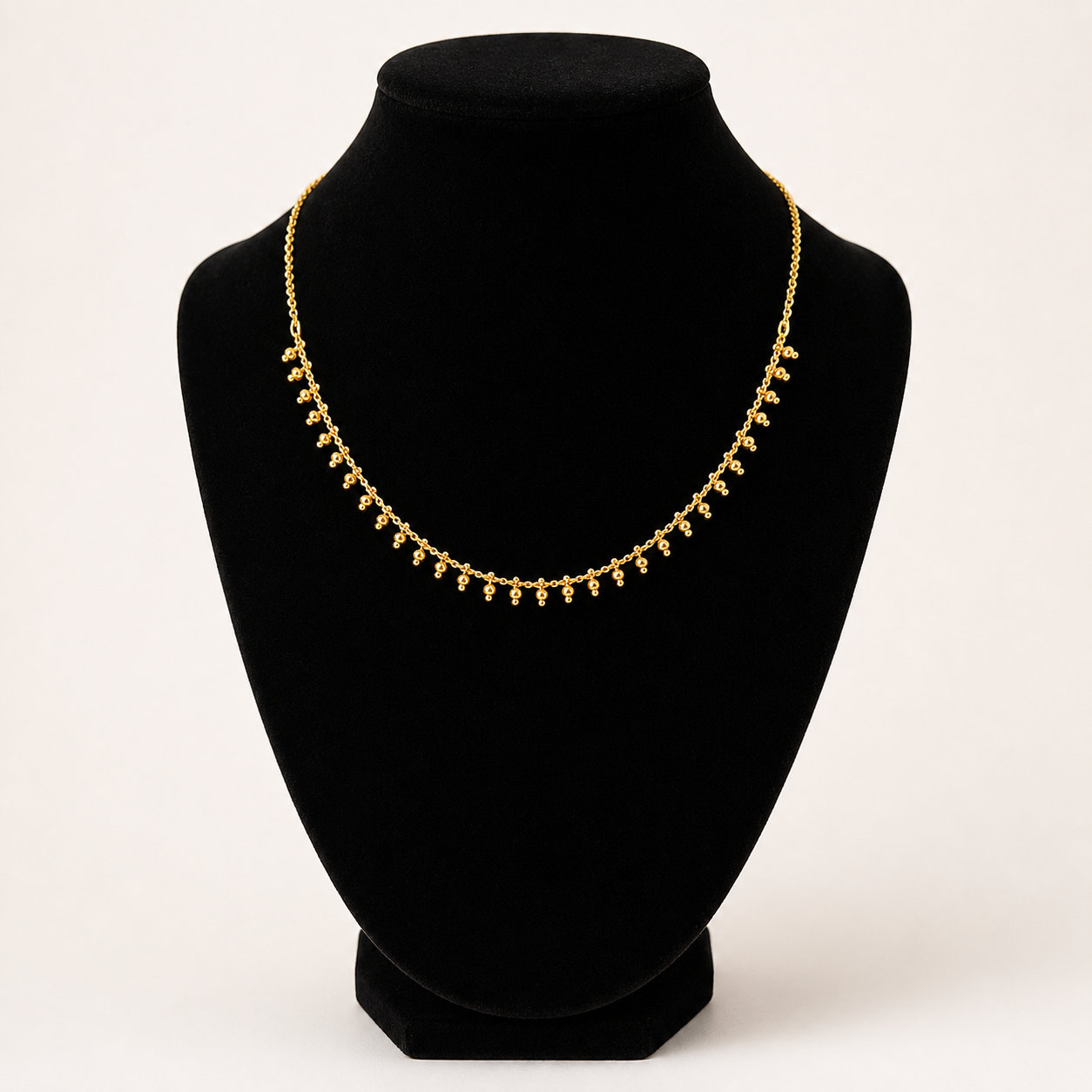 Carnaval Beaded Necklace | Gold Plated