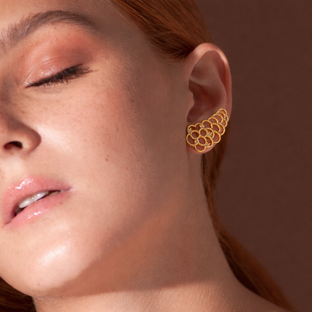 Moscato | 18K Gold Plated Ear Cuff Earrings